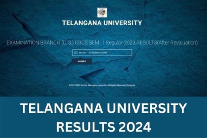 Telangana University Results 2024 (Out) UG I, III, V Semester Marksheet